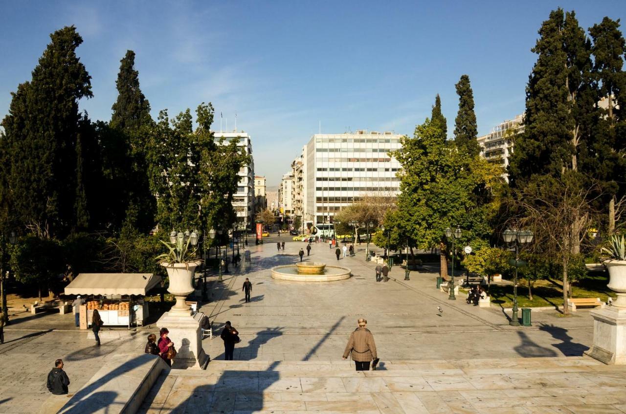 Athens Heart, Syntagma Metro Studio Buitenkant foto